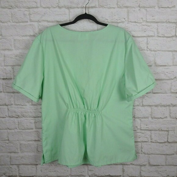 💰3/$25 ADAR Nurse Medical Scrubs Mint Green Healthcare Uniform Cinched 3XL - Picture 3 of 12